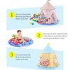 Children Cartoon Floor Mat Indoor Toy Tent Cotton Pad Crawling Mat, Diameter: 140cm,  Random Styles Delivery