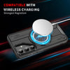 For Samsung Galaxy S25 / S24 5G Rotating Ring Holder Magnetic MagSafe Phone Case(Orange)