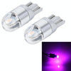 2 PCS T10 2W 2 SMD-3030 LED Car Clearance Lights Lamp, DC 12V (Pink Light)