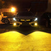 9006 10W 600 LM 3000K Car Fog Lights with 20 SMD-2835 LED Lamps, DC 12V(Gold Light)