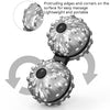 Siamese Massage Ball Fingertip Spinner Toy Decompression Artifact(Bronze)