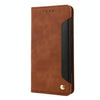 For Nokia G21 Skin Feel Splicing Leather Phone Case(Brown)