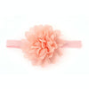 Baby Girl Elastic Hairband Children Hair Wear Flower Headband(Snow bud color)
