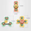 A6 Baby Sucker Rotary Toys Fun Fingertip Spinning Top Bathing Water Toys(Bee + Snail + Butterfly + Lachaou Worm)