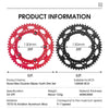 WEST BIKING YP0719274 53-39T Road Bike Crank Racing Double Disc(Red)