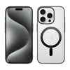 For iPhone 15 Pro Nano Series PC MagSafe Phone Case(Black)