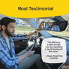 Wide-Angle Rearview Mirror Reduce Blind Spots Fits Most Cars SUVs
