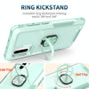 For Samsung Galaxy Note10 3 in 1 PC + TPU Phone Case with Ring Holder(Mint Green)