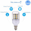 E12 3W LED Corn Light, 30 LEDs SMD 5730 Bulb, AC 220-240V