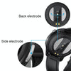 LOANIY E80 1.3 Inch Heart Rate Detection Smart Watch, Color: Black Leather