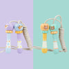 Wooden Cartoon Children Skipping Rope Kindergarten Pupils Beginners Adjustable Skipping Rope, Length: 2.16m(Fox)