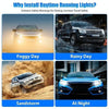 Car Startup Scan Through Hood LED Daytime Running Atmosphere Light, Length:1.2m(Ice Blue Light)