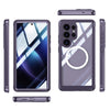 For Samsung Galaxy S25 Ultra 5G Tempered Glass MagSafe Phone Case(Purple)