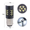 1 Pair 1157 12V 7W Continuous Car LED Fog Light(Blue Light)