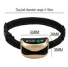 Rechargeable Waterproof Dog Bark Collar - Gold - Vibration & Beep