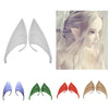 1pair Halloween Elf Latex Ears Cosplay Props, Size: 12cm(Complexion)