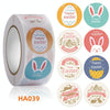 Easter Bunny Egg Cartoon Decoration Sticker, Size: 2.5cm / 1 Inch(HA039)