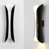 E27 LED Living Room Background Hotel Villa Corridor Bedroom Bedside Wall Lamp Small(Inside Gold Outside Black)