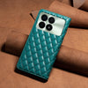 For Xiaomi Redmi K70 / K70 Pro Diamond Lattice Magnetic Leather Flip Phone Case(Green)