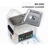 BAKU BK-2000 120W 3.36L LCD Display Heating Ultrasonic Cleaner with Basket, AC 110V, US Plug