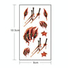 10pcs S-024 Halloween Terror Realistic Wound Blood Injury Scar Temporary Tattoo Sticker