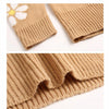 Autumn and Winter Female Knitted Cardigan College Style Sweater Jacket, Size: XL(Pink)