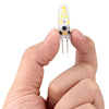 G4 2W 180LM Corn Light Bulb, 12 LED SMD 2835 Silicone, DC 12V, Small Size: 4.1x1x1cm(Warm White)