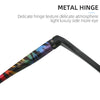 Makeup Presbyopic Glasses Monolithic Reading Glass Magnifying Glass, Degree: +350(Red)