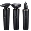 3-in-1 Multifunctional Razor Electric Shaver Nose Hair Sideburn Trimmer(English Neutral Version)