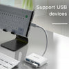 Yesido GS17 USB-C / Type-C to Dual USB + USB-C / Type-C OTG Adapter(White)