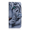 Tiger Pattern Coloured Drawing Horizontal Flip Leather Case for Asus Zenfone 5z ZS620KL / Zenfone 5 ZE620KL, with Holder & Card Slots & Wallet