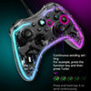 S03 Glare Transparent Wired Gamepad for Nintendo Switch/Sony PS/Computer(White)