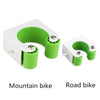 2 PCS Bicycle Parking Buckle Children Road Bike Mountain Bike Simple Wall Mount, Style:Road Bike(Blue)