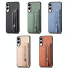 For Samsung Galaxy S25 5G Carbon Fiber Horizontal Flip Zipper Wallet Phone Case(Green)