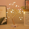 36 LEDs Pearl Tree Copper Wire Table Lamp Creative Decoration Touch Control Night Light (Warm White Light)