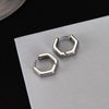 OPK GE936 1pair Personalized Stainless Steel Geometric Earrings Simple Cool Style Earrings