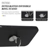 For Samsung Galaxy F14 5G Matte Ring Holder TPU Phone Case(Black)