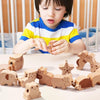 Children Animal String Beads Wood Wearing Rope Early Education Building Block
