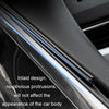 1pair Car Side Window Wipers Removing Water Mist Universal Rubber Strips