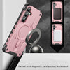 For Samsung Galaxy S23 FE 5G Straship Magnetic TPU Hybrid PC Phone Case(Rose Gold)