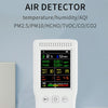 9 In 1 Air Quality Detector Handheld High Precision Formaldehyde Detector(Black)