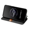 For ASUS ROG Phone 7 Cubic Grid Pressed Magnetic Leather Phone Case(Black)