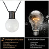 G40 Bulb Bluetooth Smart RGB String Lights Outdoor Decoration, Spec: 5m 25 LEDs-USB Power