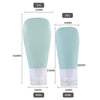 14 In 1 Toiletries Travel Bottles Set Leak Proof Silicone Squeezable Shampoo Dispenser, Spec: 90ml A Set