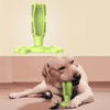 Dog Toothbrush Chew Toy, Blue, Medium - Cleans Teeth & Gums