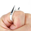 Self Defence Ring Stainless Steel Silver - Personal Safety Tool