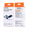 HAWEEL DIY 2x 18650 Battery (Not Included) 5600mAh Power Bank Shell Box with USB Output & Indicator(Black)
