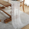 Romantic Lace Table Runner Wedding Decoration, Size: 200cm(White Lace)