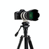 Fotopro MH-6A  Aluminum Alloy Heavy Duty Video Camera Tripod Action Fluid Drag Head with Sliding Plate (Black)