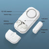 N911S Home Door Window Induction Alarm Household Door Magnetic Wireless Anti-Theft Alarm(Host + Magnetic Strip)